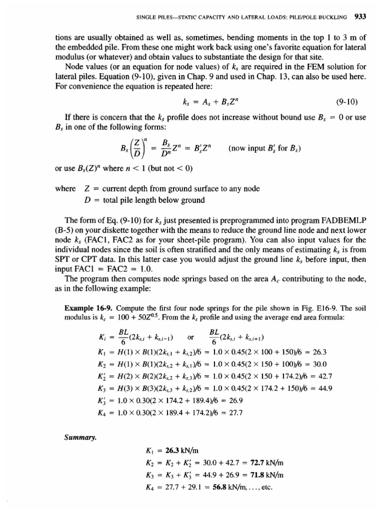 Pile Spring | PDF | Deep Foundation | Mechanics