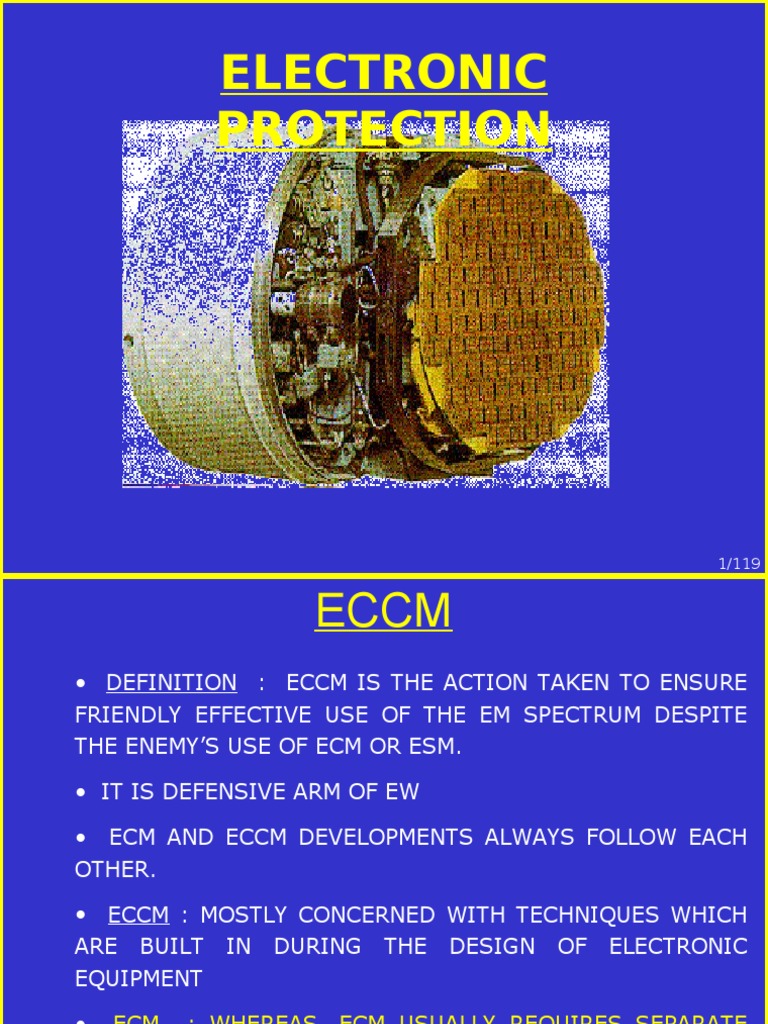 ECCM Techniques in Electronic Warfare | PDF | Radar | Amplifier