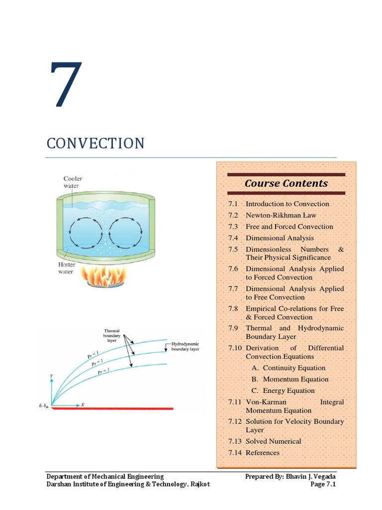 Thermal and Hydrodynamic Boundary Layers | PDF | Boundary Layer | Heat ...
