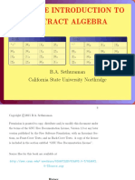 A Gentle Guide to Abstract Algebra