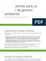 Evaluación impacto ambiental