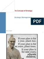 The Concept of Strategy: Strategic Management