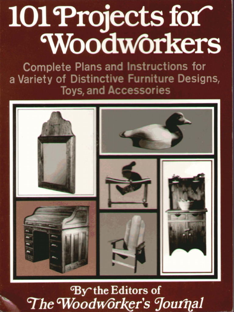 101 Woodworking Projects Guide | PDF | Wood Veneer | Plywood