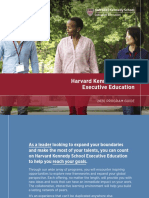 Harvard Kennedy School Executive Education: 2020 Program Guide