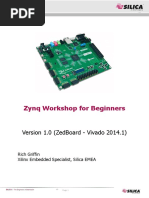 SILICA Xilinx Zynq ZedBoard Vivado Workshop Ver1.0