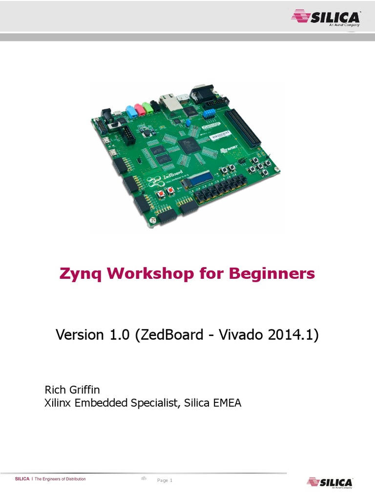 SILICA Xilinx Zynq ZedBoard Vivado Workshop Ver1.0 | PDF | Icon ...