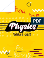 CrashUp Physics Formula Sheet Mobile