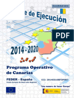 PO Canarias 2014-2020 Informe Ejecucion 2016