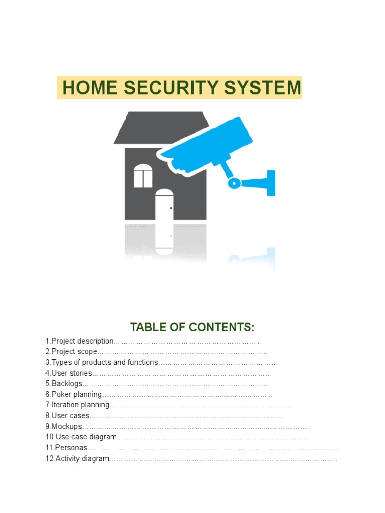 Home Security System | PDF | Password | Security Alarm