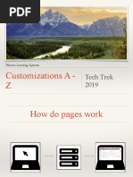 Customizations A - Z: Tech Trek 2019