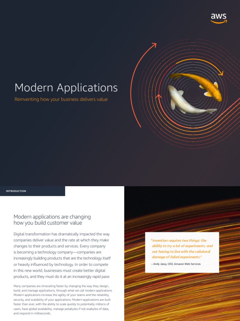 AWS Modern Applications Ebook | PDF | Amazon Web Services | Cloud Computing
