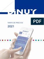 Dinuy Tarifa de Precios 2021