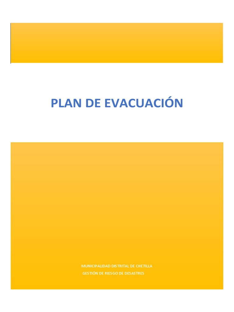 Plan de Evacuación y Brigadas de Emergencia | PDF | Defensa Civil ...