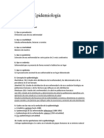 Preguntas Epidemiología Primer Examen