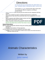 Animal Characteristics 587ceb7f80b13