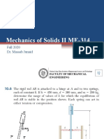 ME-314 Mechanics of Solids II Fall 2020
