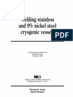 Welding 9%ni Steels