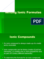 Ionic Formulas Criss-Cross Method
