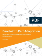 Bandwidth Part Adaptation