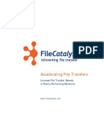Accelerating File Transfers: Increase File Transfer Speeds in Poorly-Performing Networks