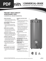 Rheem Ruud Med Duty Spec Sheet | PDF | Water Heating | Hvac