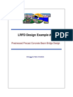 Precast Beam Example