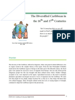 The Diversified Caribbean in The 16 and 17 Centuries: TH TH