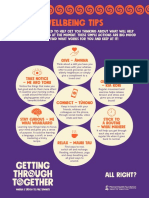 GTT Wellbeing Tips A4poster