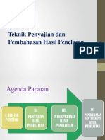 Teknik Penyajian Dan Pembahasan Hasil Penelitian-1