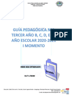 Guia Pedagogica Ii Tercer Año Año Seccion B, C, D, e y F