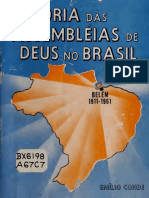 História das Assembléias de Deus no Brasil