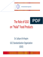 GSO Role in Halal Food Standards