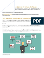 Experiencias de Usuario: Ejemplos de Un Buen Diseño Web