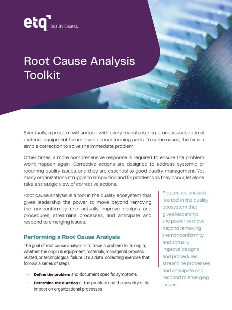 Essential Root Cause Analysis Tools | PDF | Chart | Business