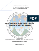 Analisis Comparativo Entre El Derecho Ambiental y El Derecho de La Pesca en Guatemala (1)