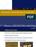NBG International Cyanide Management Code - Presentation
