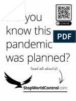 Di D You Know T Hi S Pandemi C Was PL Anned?: Stopworl Dcontrol