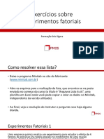 Lista de Exercícios 6 - Experimentos Fatoriais (Presencial)