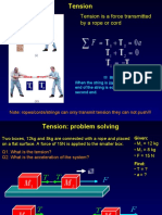 Lecture 9 - Tension and Pulleys