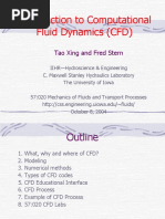 Introduction To Computational Fluid Dynamics (CFD) : Tao Xing and Fred Stern