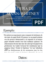 Prueba de Mann-Whitney Ejercicio Resuelto