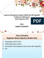 Laporan Pencapaian Program DIARE dan RR Hepatitis Puskesmas Ajibarang II