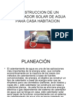 calentador solar de agua