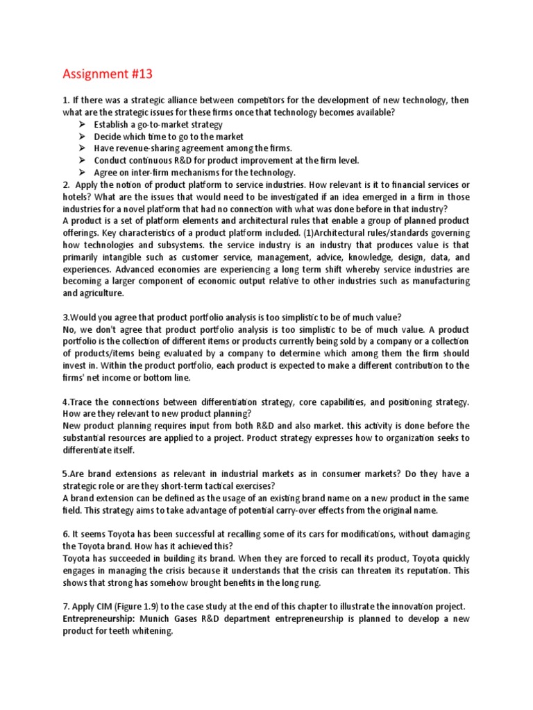 Strategic Issues in Tech Alliances | PDF | Brand | Research And Development