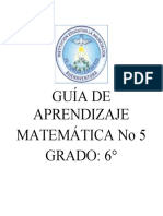 GUÍA DE APRENDIZAJE No.5 MATEMÁTICAS (GEOMETRIA) 6°