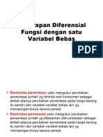 15 PENERAPAN KALKULUS DIFERENSIAL (Satu Variabel Bebas)