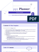 Happy Planner Teacher by Slidesgo