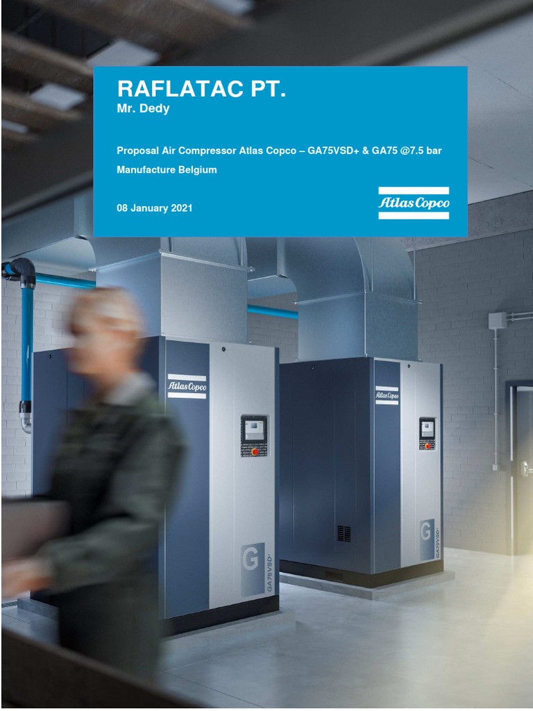 GA75VSD+ - GA75 Atlas Copo | PDF | Heat Exchanger | Electric Motor