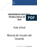 Manual - Docente Aula Virtual UNTELS