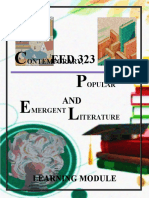 Module in Contemporary, Popular and Emergent Literature